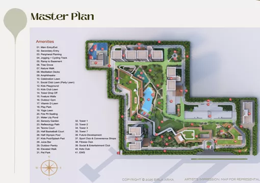 Birla Arika Master Plan – Sector 31-32A Gurgaon